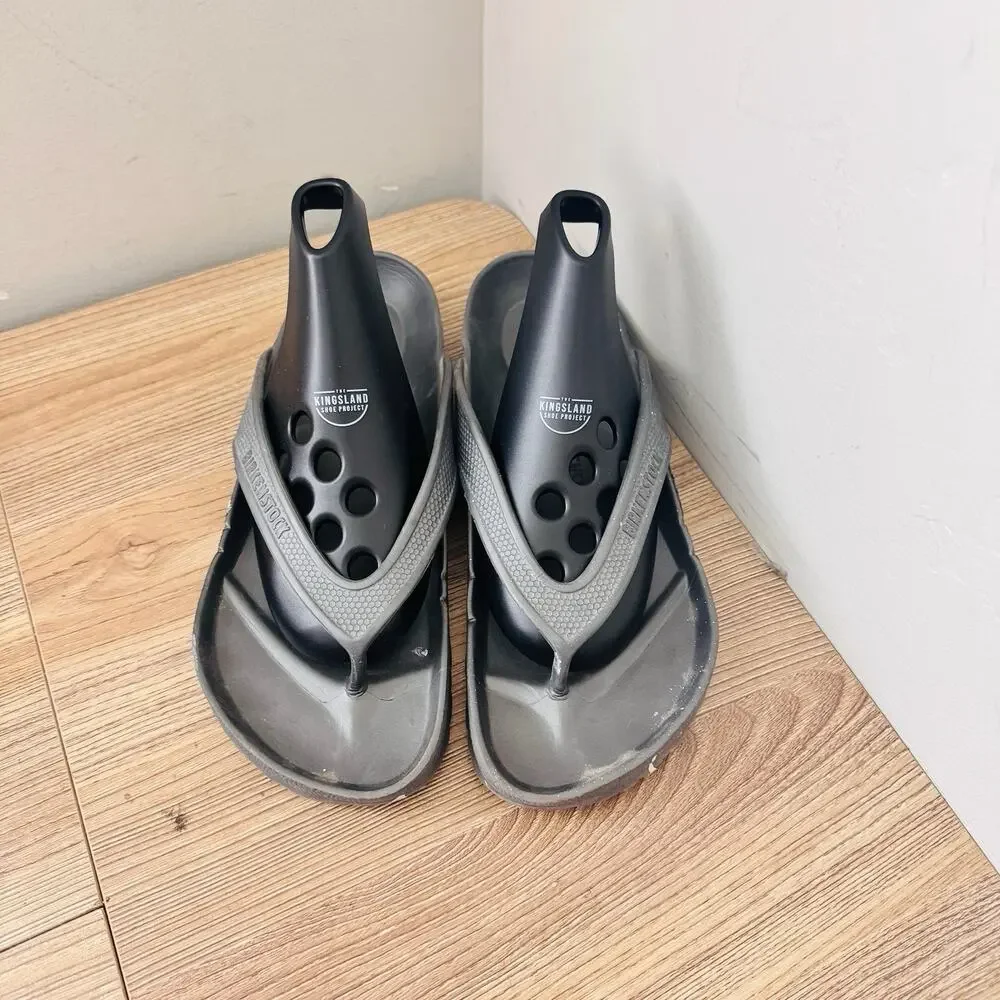 Birkenstock EVA Gray Flip Flops Men’s Size 6